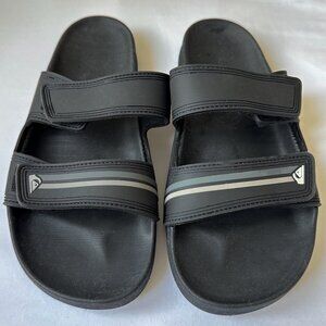 Quiksilver Rivi Adjustable Sandals for Men – Size 9 – Double Velcro Straps, NWT